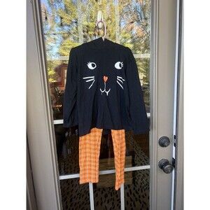Sparkle in Pink Girl's Multi-Color Cat Hooded Halloween Outfit-3XL Size 8/9